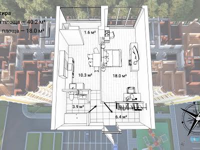 квартира за адресою Ірпінь, Університетська вул., 1В