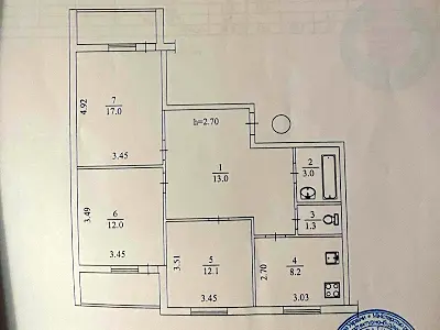 квартира по адресу Тростянецкая ул., 6е