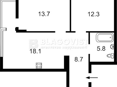 квартира по адресу Олександра Олеся ул., 7