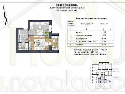 квартира по адресу Независимости ул., 7в