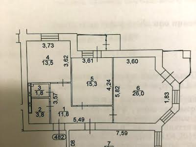 квартира за адресою Київ, Вернадського академіка бульв., 24