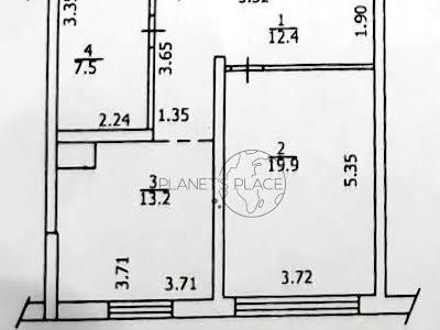 квартира по адресу Ахматовой Анны ул., 22