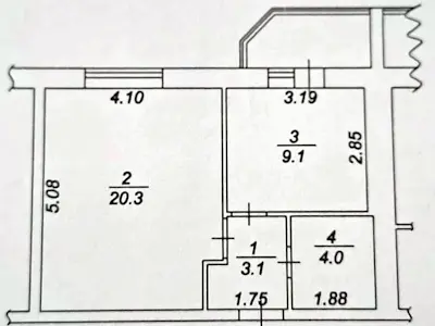 квартира по адресу Васильковая ул., 42/2