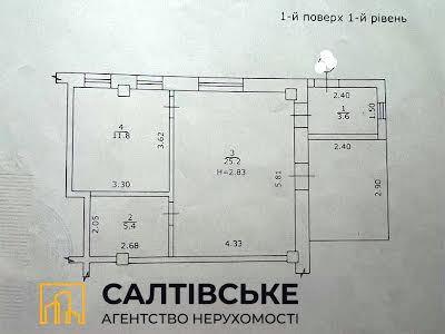 квартира за адресою Новоолександрівська вул., 54а к1