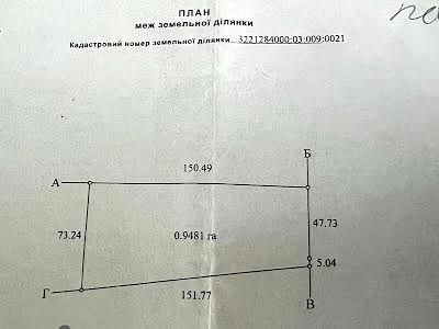 ділянка за адресою с. Княжичі, Требухівська