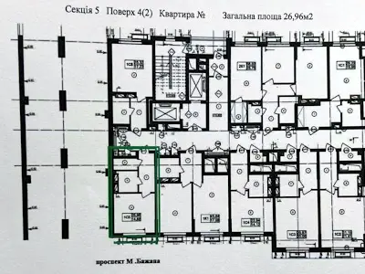 квартира за адресою Бажана Миколи просп., 17