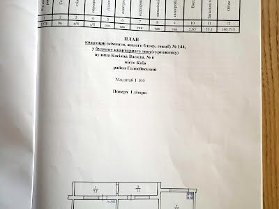 квартира за адресою Василя Касіяна вул., 6