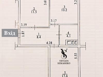 квартира по адресу Стеценко ул., 75м