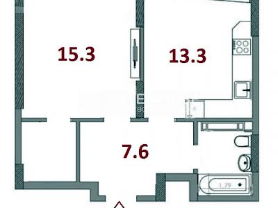 квартира за адресою Столичне шосе, 5