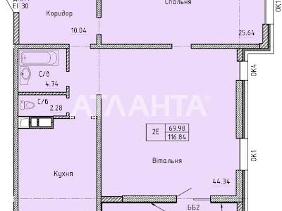 квартира за адресою Одеса, Шевченка просп., 29/1