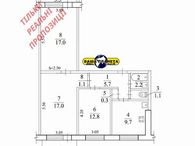 квартира по адресу Героев просп., 12