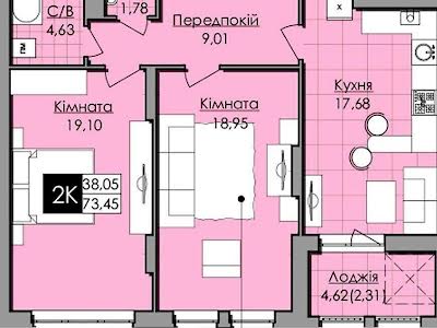 квартира по адресу Зеленая ул., 115Д