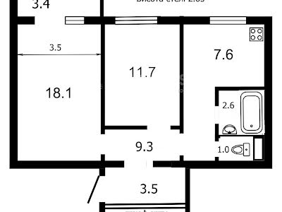 квартира по адресу Героев Днепра ул., 32