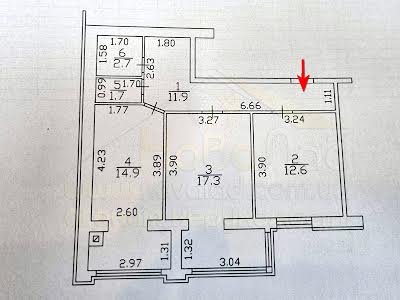 квартира по адресу Чернигов, Любечская ул., 106