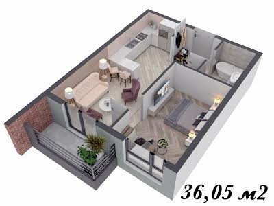 квартира по адресу Тлехаса ул., 7