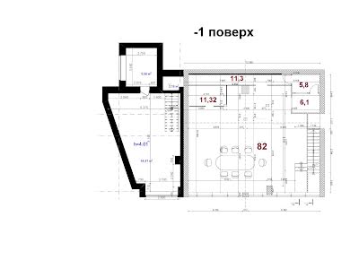 комерційна за адресою Київ, Миколи Міхновського бульв. (Дружби Народів), 38