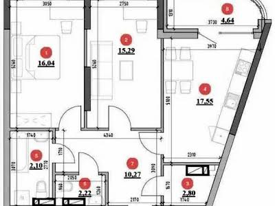 квартира за адресою Дніпровська набережна вул., 17в