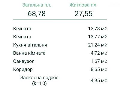 квартира за адресою Всеволода Змієнка вул., 10/1
