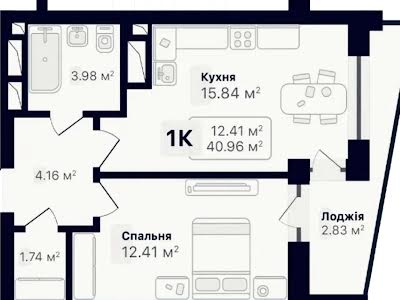 квартира за адресою Соняшникова вул., 32