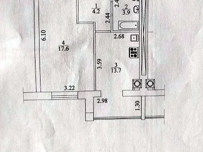 квартира по адресу Героев Небесной Сотни просп., 26/19