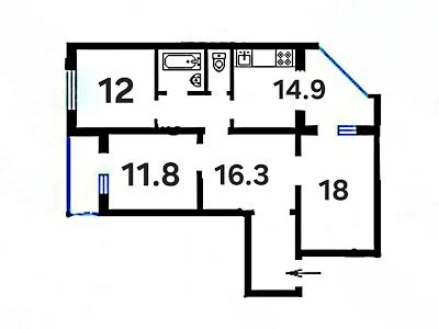 квартира по адресу Срибнокильская ул., 8