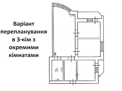 квартира по адресу Тростянецкая ул., 49