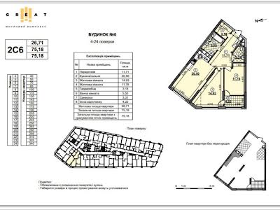 квартира за адресою Дніпровська наб., 15