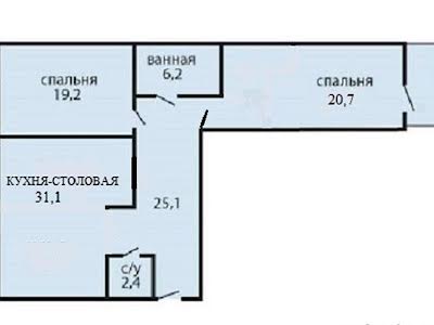 квартира по адресу Евгения Коновальца ул. (Щорса), 36е