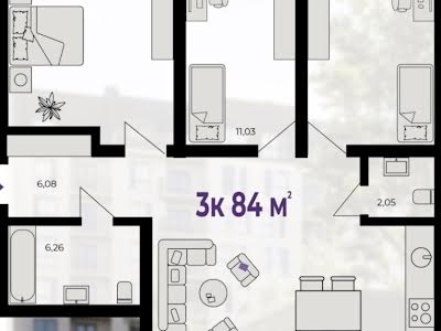 квартира за адресою Вовчинецька вул., 6