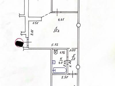 квартира за адресою Харків, Дружби Народів вул., 208А