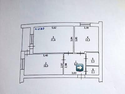 квартира за адресою Головатого вул., 77а