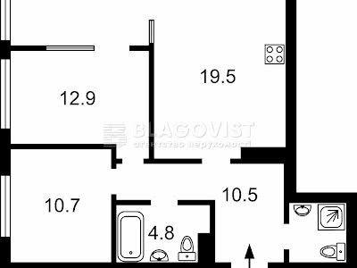 квартира по адресу Днепровская наб., 18а