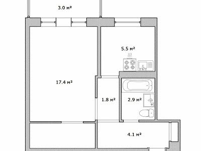 квартира за адресою Петра Калнишевського просп. (Косіора), 34
