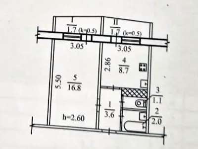 квартира за адресою Тополя-3 вул., 55