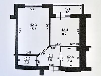 квартира по адресу Столична, 3