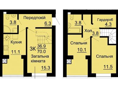 квартира за адресою Героїв Небесної Сотні просп., 30