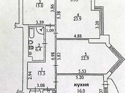 квартира за адресою Київ, Бульварно-Кудрявська вул. (Воровського), 11А