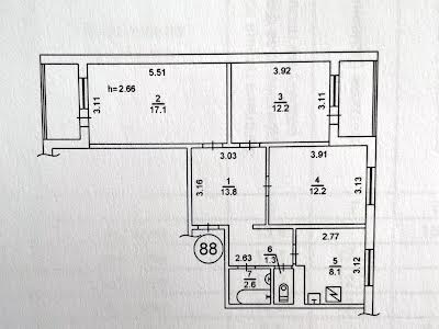 квартира за адресою Закревського Миколи вул., 31б