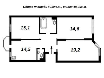 квартира по адресу Палладина академика просп., 18/30