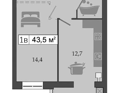 квартира за адресою Дніпро, Запорізьке шосе, 32