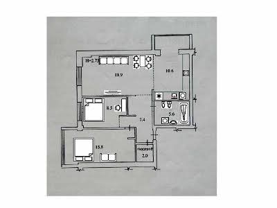 квартира за адресою Київ, Осіння вул., 38а