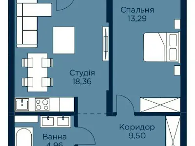 квартира за адресою Гетьмана Мазепи вул., 148/1