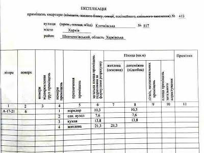 квартира по адресу Клочковская ул., 117