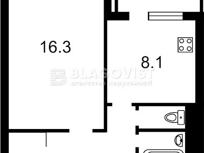 квартира за адресою Олександра Архипенка вул. (Залки Мате), 8Б