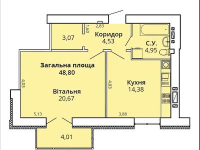 квартира по адресу 1 слобідська, 32