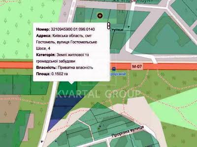 ділянка за адресою гостомельське шоссе
