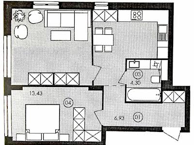 квартира по адресу Героев Майдана ул., 1