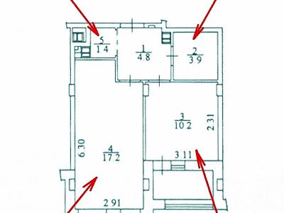 квартира по адресу Семьи Кистяковских ул., 2А