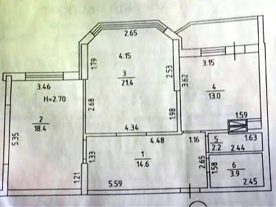 квартира по адресу Пономарёва ул., 26к1