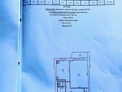 квартира по адресу Будищанская ул., 6 